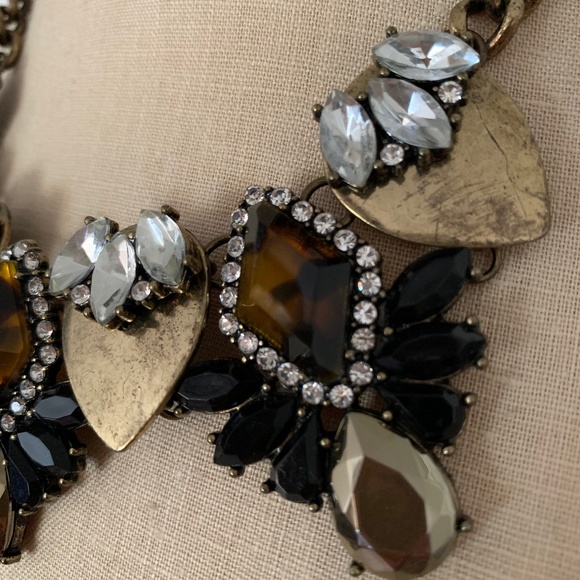 BAUBLEBAR X ANTHROPOLOGIE DORADO CRYSTAL BIB NECKLACE - Picture 8 of 13